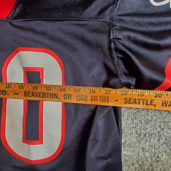 ANDRE JOHNSON #80 Houston Texans ￼Blue NFL Team Apparel Youth Jersey XL 16 / 18 - Picture 7 of 13